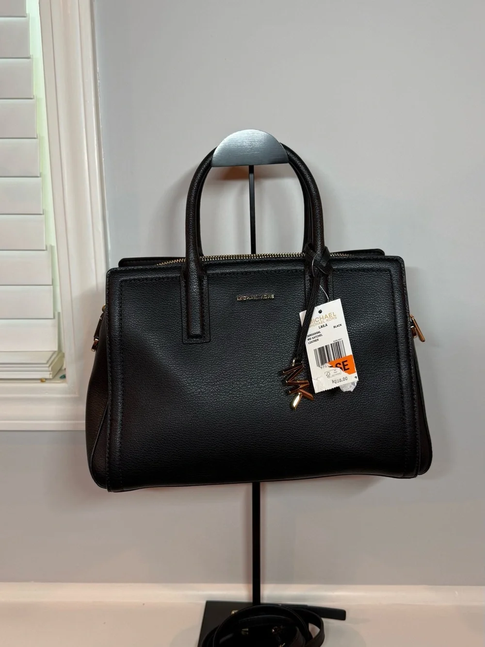 Michael Kors Laila Medium Satchel in black